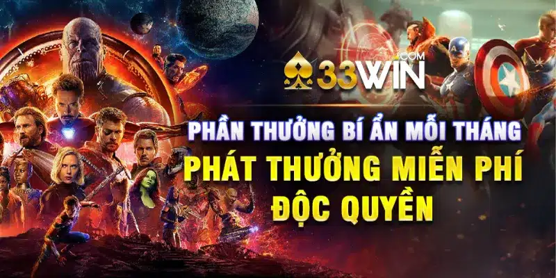 Các hoạt động ưu đãi 33Win nổi bật nhất