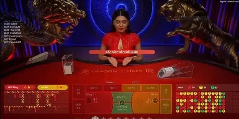 Luật chơi và cách chơi casino Rồng Hổ tại BK 8